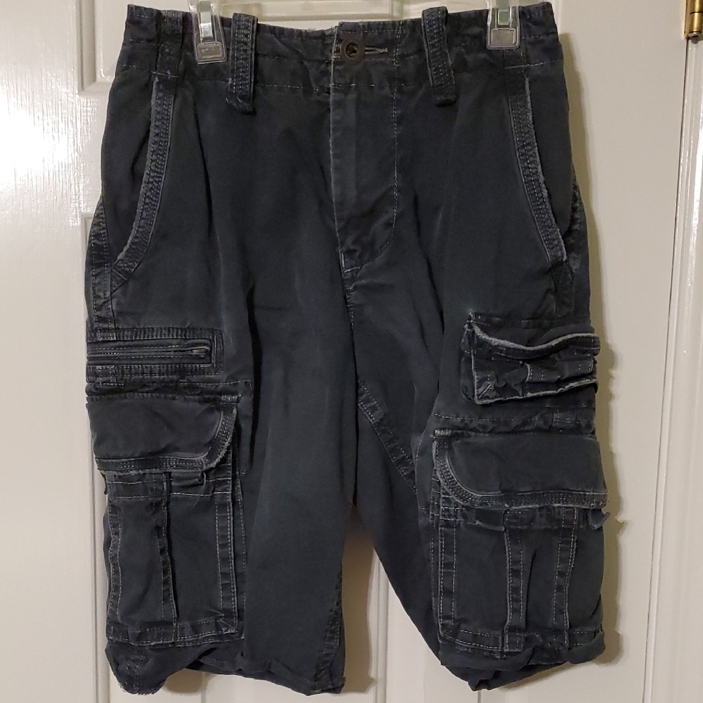 Dark Gray Cargo Shorts